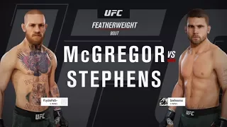 EA Sports UFC 3 Ranked Match: Stephens vs McGregor