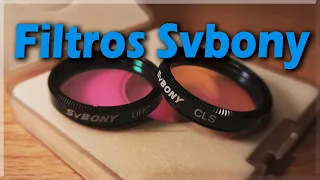 Filtros SVBONY IR/UV cut, Moon, UHC y CLS