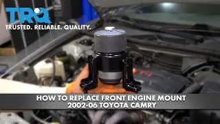 How to replace Front Engine Mount 2002-06 Toyota Camry