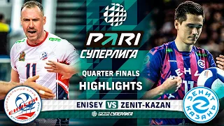 Enisey vs. Zenit-Kazan | HIGHLIGHTS | Quarter Finals | Round 2 | Pari SuperLeague 2024