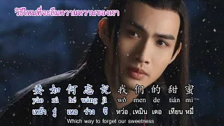 ผิดที่ฉันรักคุณมากเกินไป 錯就錯在太愛你 ( Wrong that i love you too much ) CN,EN,TH,pinyin