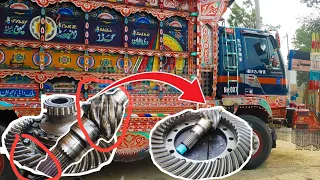 Hino 7D Truck Broken pinion gear ⚙||How  we change it Amazing process🛠||Must Watch😊