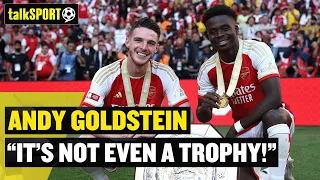 IT'S NOT EVEN A TROPHY! 👀 Andy Goldstein & Darren Bent CLASH over Arsenal's Community Shield win!