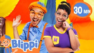 Blippi & Meekah's Giant Play Fort | Blippi - Educational Videos For Kids | Celebrating Diversity