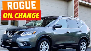 [SAVE MONEY] Nissan Rogue 2.5L Oil and Filter Change | 2014 -2020 | QR25DE