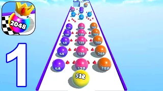 Ball Merge 2048 - Gameplay Walkthrough Part 1 Levels 1-9 (Android,iOS)