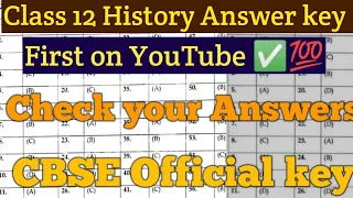 Class 12 History Answer key 2021 Term 1 | Class 12 History Answer keys / Solutions | CBSE Term 1