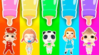 Цветные Бутылочки для Малышей | Мультики для Детей | Долли и Друзья