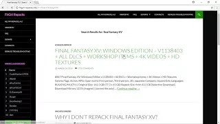 Final Fantasy XV + ALL DLC DOWNLOAD 100% Working