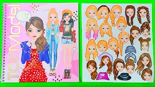 Hình dán thay trang phục | TOP MODEL DRESS ME UP | dán hình thiết kế thời trang | stickers PART 2