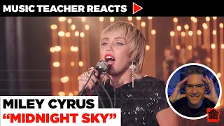 Music Teacher Reacts to Miley Cyrus "Midnight Sky" | Music Shed #39