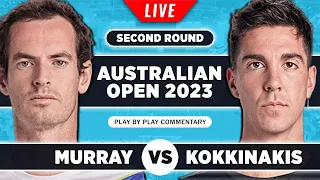 MURRAY vs KOKKINAKIS | Australian Open 2023 | Live Tennis Play-by-Play