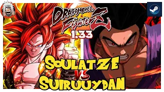 DBFZ Suiruuydan vs Soulatze (VegetaSSB, GogetaSS4, Tien) vs (SuperBaby2, Yamcha, Gohan)
