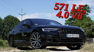 571 LE-s "luxusszedán"? | Audi S8 (2023) 4.0 TFSI Quattro | "TESZT"