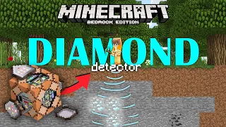 Tutorial - How to make a "DIAMOND DETECTOR" in Minecraft PE!! Command Block Creation!
