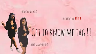 GET TO KNOW ME TAG‼️/ Q&A