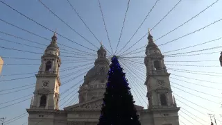 Budapest (H) Szent István Bazilika harangjai - Újév napján (plenum)