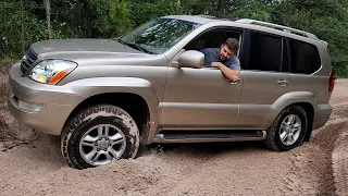 Lexus OFFROAD GX470 A-Trac TEST, Failure and how to replace air bag and reset air ride