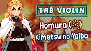 Kimetsu no Yaiba - Homura (炎) Violín Tutorial / Tab Tutorial / Sheet Music violín