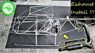 Engine Exhaust Install EXPERIMENTAL HELICOPTER BUILD SERIES (Part 54)