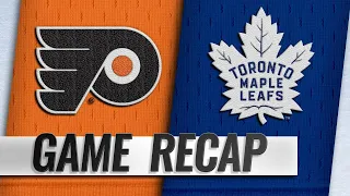 Matthews and Muzzin each score two in win vs. Flyers