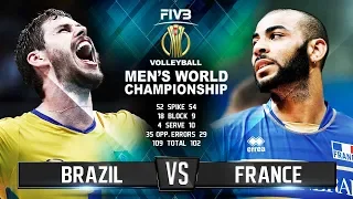 Brazil vs. France | Highlights | Mens World Championship 2018