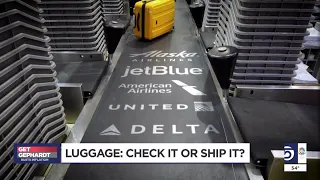 Can you save money by shipping your luggage instead of checking it?