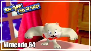 Tom and Jerry in Fists of Furry 100% Nintendo 64 Walkthrough (Spike)