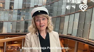 Päivi Räsäsen vapputervehdys