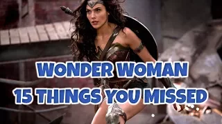 WONDER WOMAN  15 Easter Eggs And Comic References You Missed