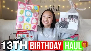 MY 13TH BIRTHDAY GIFT HAUL!! Vlogmas Day 11!! Nicole Laeno