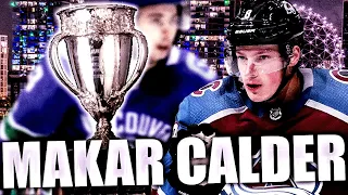 CALE MAKAR WINS CALDER TROPHY OVER QUINN HUGHES, DOMINIK KUBALIK (NHL AWARDS 2020—Avalanche Canucks)