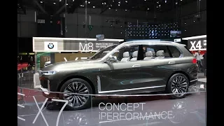 BMW X7 - снаружи и изнутри показывает Женева 2018