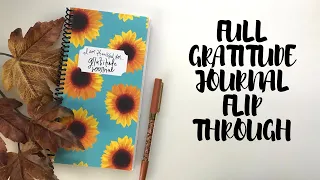 FULL GRATITUDE JOURNAL FLIP THROUGH | Creative Faith & Co.