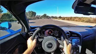 2021 McLaren 765LT POV Test Drive (3D Audio)(ASMR)