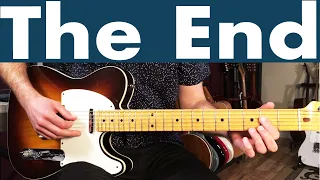 Beatles The End Guitar Lesson + Tutorial