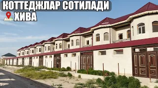 ЯРИМ ПЛАНЛИ КОТТЕДЖЛАР СОТИЛАДИ. Хива Ш, Сангар Махалласи