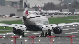 MAJESTIC DEPARTURE!! | British Airways Embraer 190SR | Departure from London City Airport