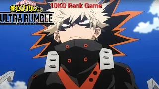 Bakugo 10 KO Rank game My Hero Ultra Rumble