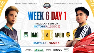 MPL PH S12 - W6D1 - OMG vs APBR - GAME 1