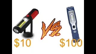 $10 Vs. $100 Rechargeable Work Light - Tool Review