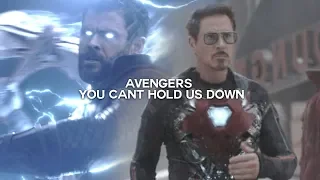 avengers || can't hold us down