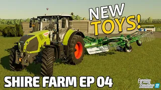 GRASS WORK HAS BEGUN! | SHIRE FARM - FARMING SIMULATOR 22 | EPISODE 4 | FS22