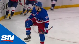 Filip Chytil Steals Puck At Blue Line And Scores On Breakaway