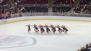 2023 US National Synchronized Skating Championship - Trine University - 4th Place 90.58