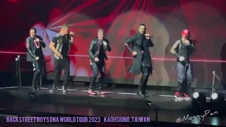 [FanCam] BACKSTREET BOYS - I Wanna Be With You & The Call - DNA WORLD TOUR 2023 (0218KaohsiungTW)