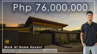 Work at Home Haven! | 4 BR Bungalow Mansion | Mission Hills, Havila Township, Antipolo | Php 76M