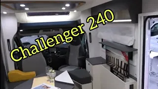 Semintegrale Challenger 240 - camper van compact anno 2022. Un mezzo ricreazionale compatto e bello.