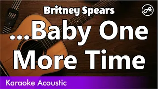 Britney Spears - Baby One More Time (SLOW karaoke acoustic)
