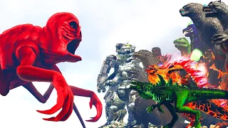 TEAM GODZILLA vs. RED | ARK Kaiju Battle